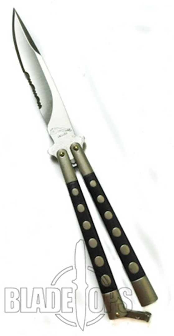 Jaguar Butterfly Knife, Part Serrated