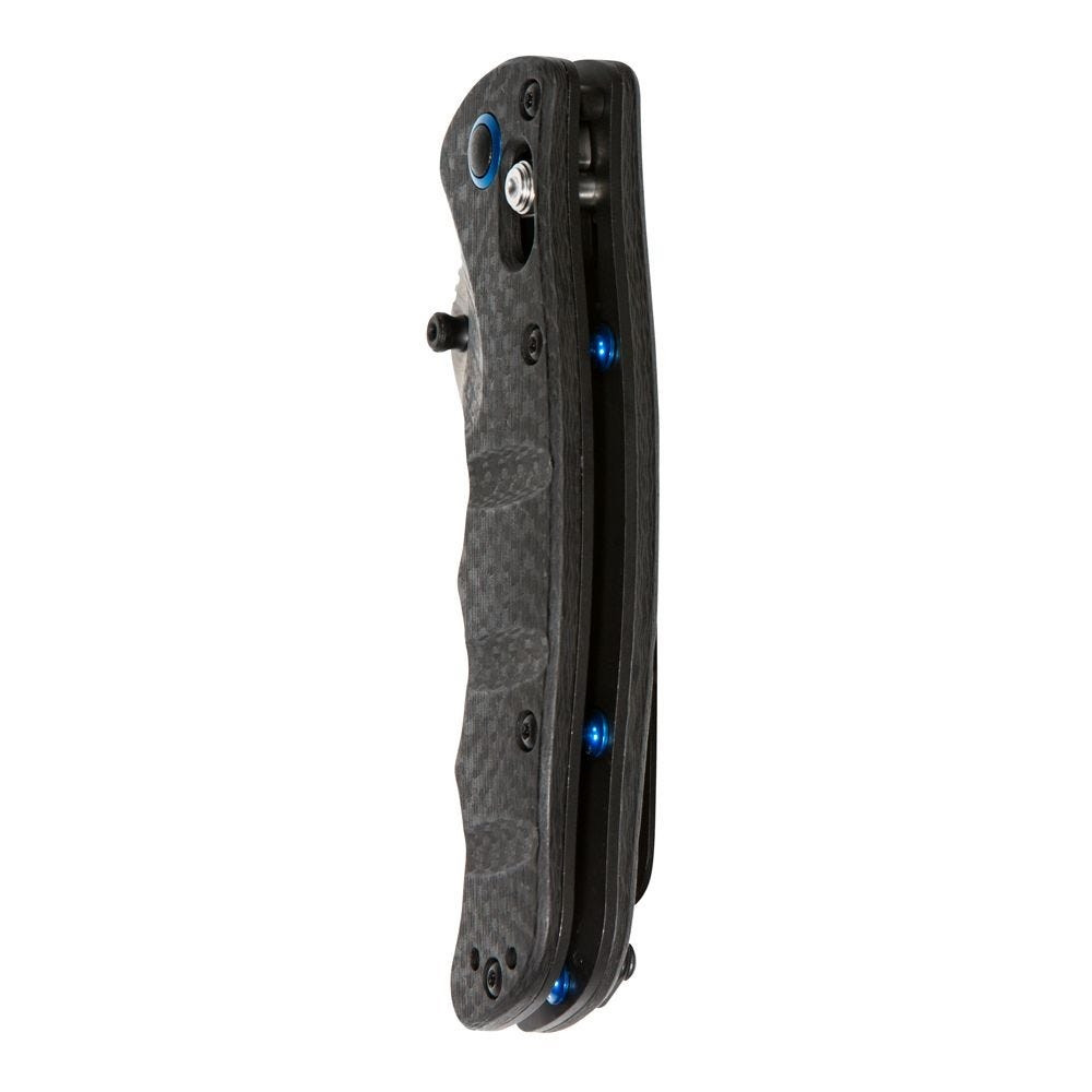 Benchmade 484-1 Nakamura Carbon Fiber Folder Knife, CPM-S90V Satin
