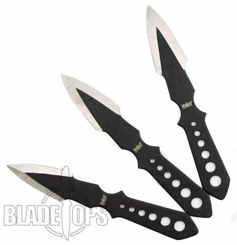 United Cutlery Lightning Bolt Throwing Knives, Set of 3 Knives