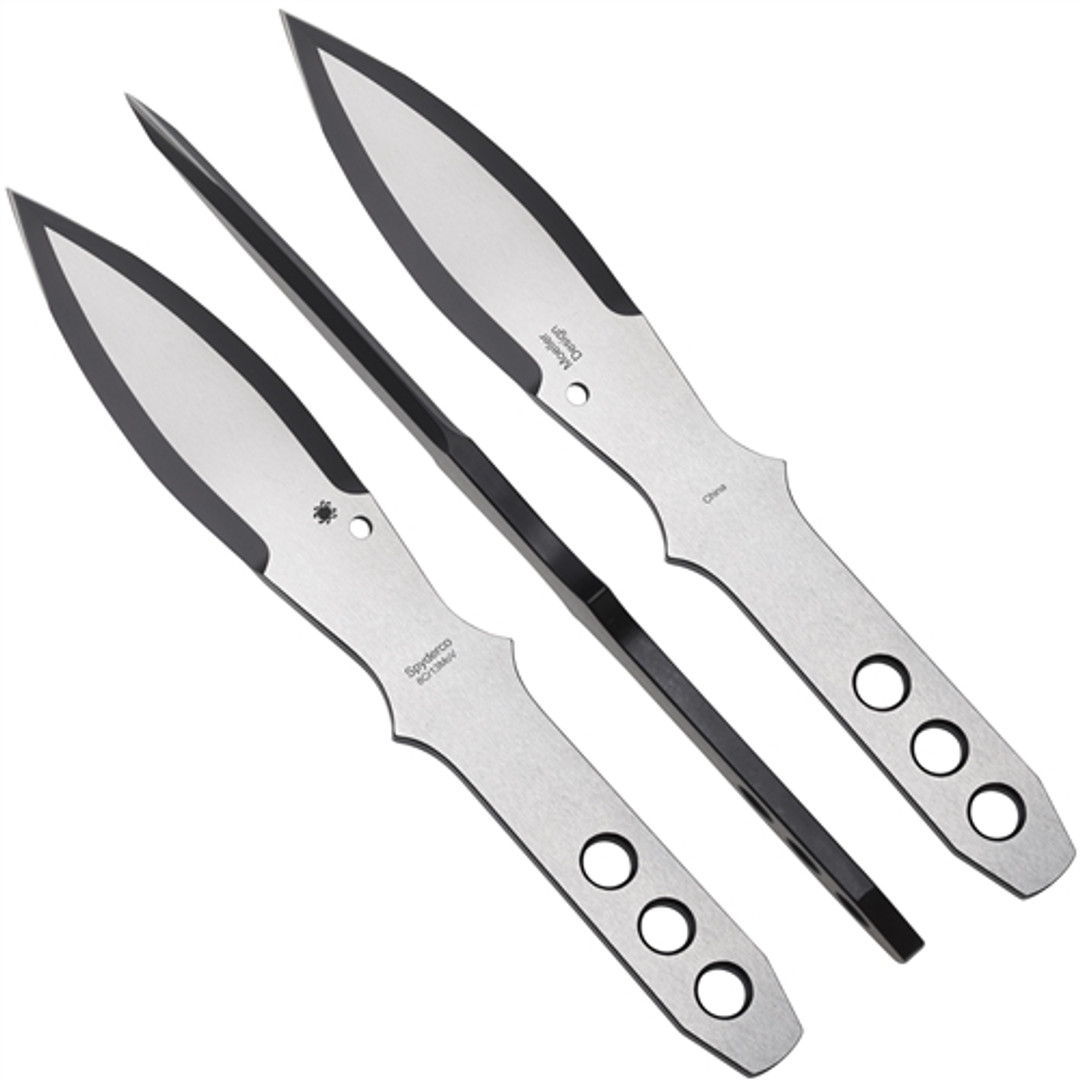 Spyderco TK01MD Medium SpyderThrowers Throwing Knife, Set of 3