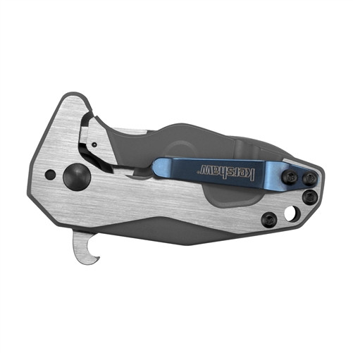 Kershaw 5515 Silver/Dark Grey Hops Spring Assist Knife, Dark Grey
