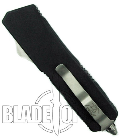 Microtech Executive Scarab Out the Front Knife, Tanto Satin Finish Blade, 108-4