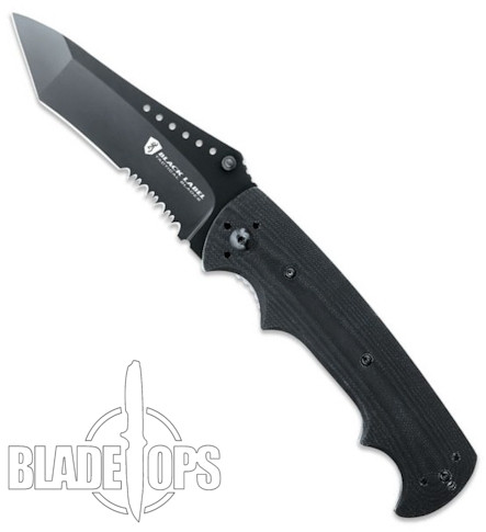 Browning Black Label Integrity Folder Knife, Tanto Black Combo Blade, G10 Handle
