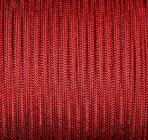 Paracord, 550 Mil-Spec, Deep Red, 100'
