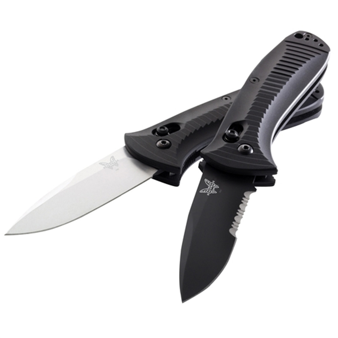 Benchmade 5000 Presidio Auto Knife, 154CM Satin Blade, Clip View