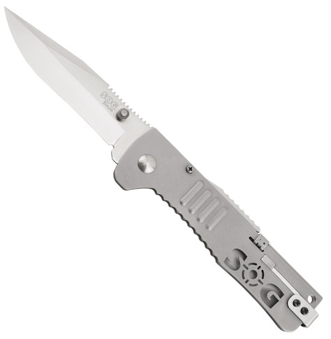 SOG Medium Slim Jim, Bead Blast Blade, SJ-31