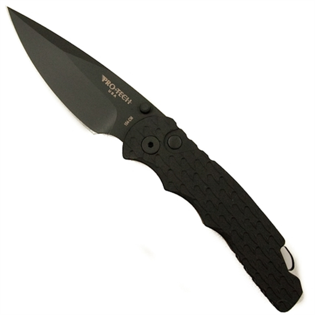 Pro-Tech TR-5SA.5 Feathered Tactical Response 5 Spring Assist Knife, 154CM Black Blade