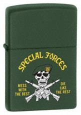 米軍放出品 zippo グリーンベレー特殊部隊 Zippo 785 Green Matte, Special Forces, Lighter