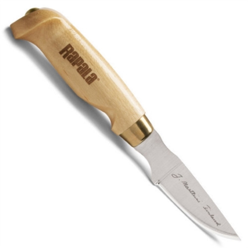 Rapala CBC35 Classic Birch Caping Fixed Blade Knife, Satin Blade