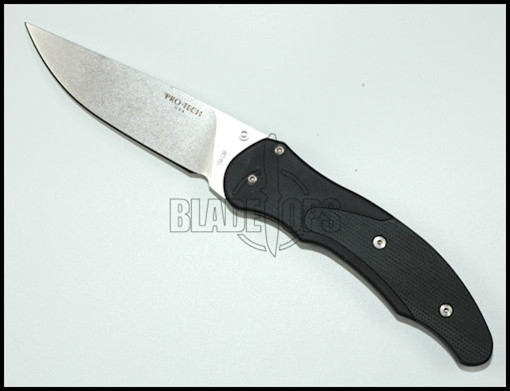 Pro-Tech Defiance D/A Automatic Knife, Stonewash Blade