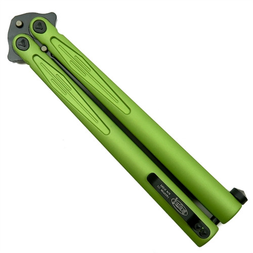 Microtech 173-1DLCLG Lime Green Tachyon III Balisong Butterfly