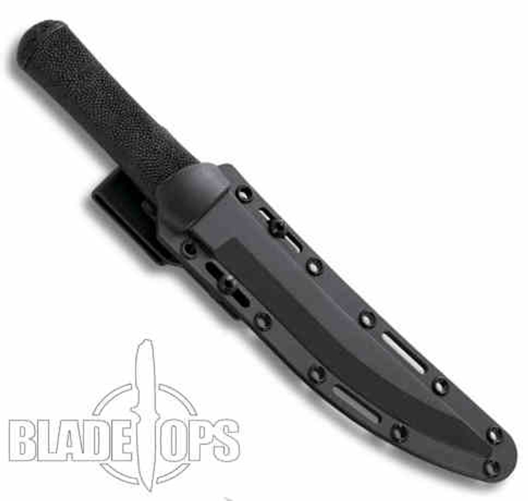 CRKT Black Tactical Hissatsu Fixed Blade Tactical Knife