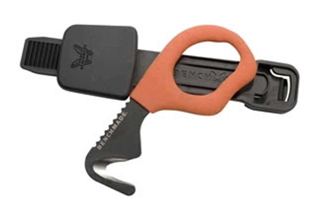 Benchmade 7 Hook/ Safety Cutter, Black with Safety Orange Handle, 7BLKBLT-ORG