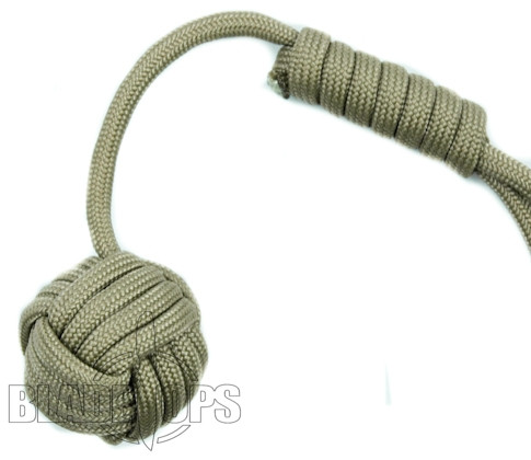 Sentinel Paracord Monkey Fist, Tan, 3/4 Inch