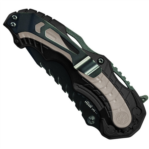Smith & Wesson Black MAGIC SWMP6B Spring Assist Knife, Black Plain Blade