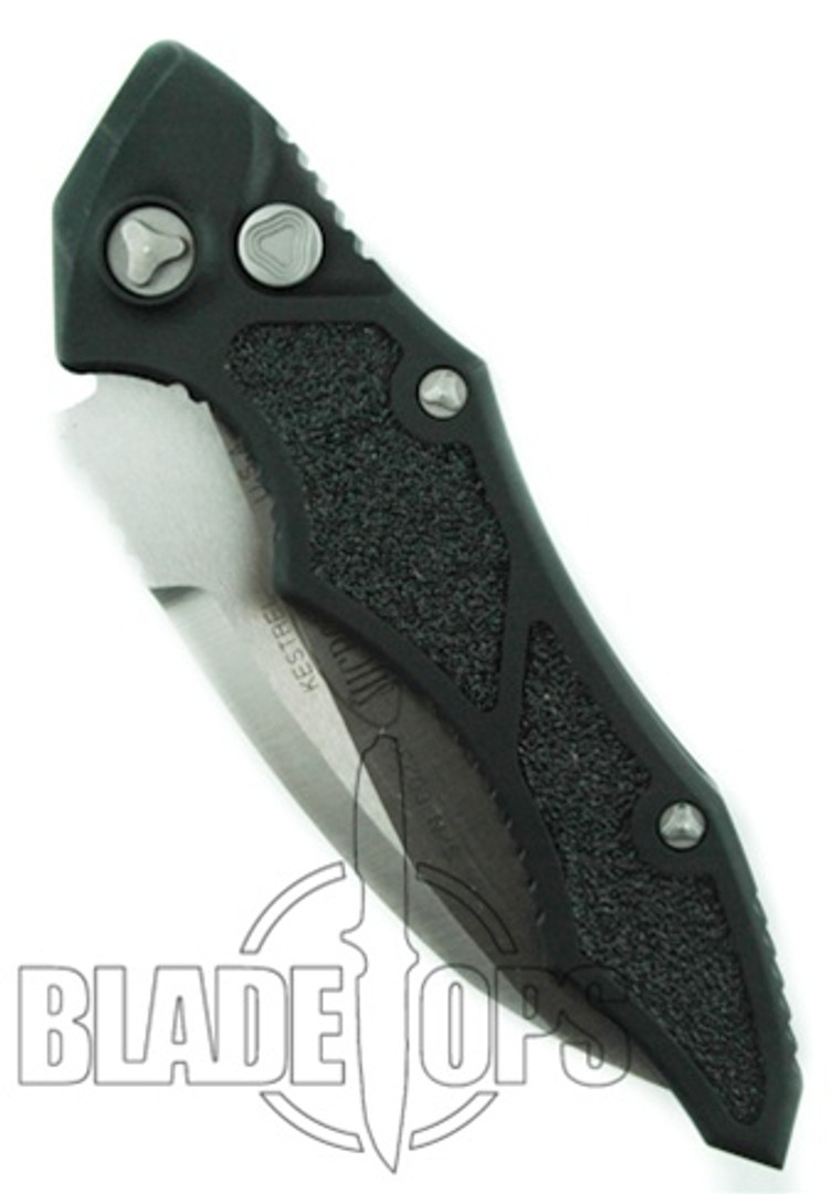 Microtech Kestrel Automatic Knife, Satin Plain Edge Blade, 131-4