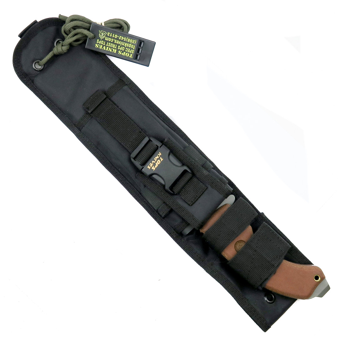 TOPS Knives Tahoma Field Knife, TAHO-01, sheath front