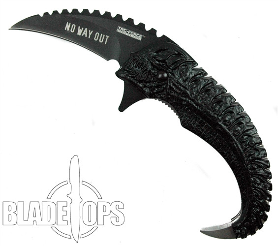 Tac Force Xenomorph Warrior Karambit Assist Knife