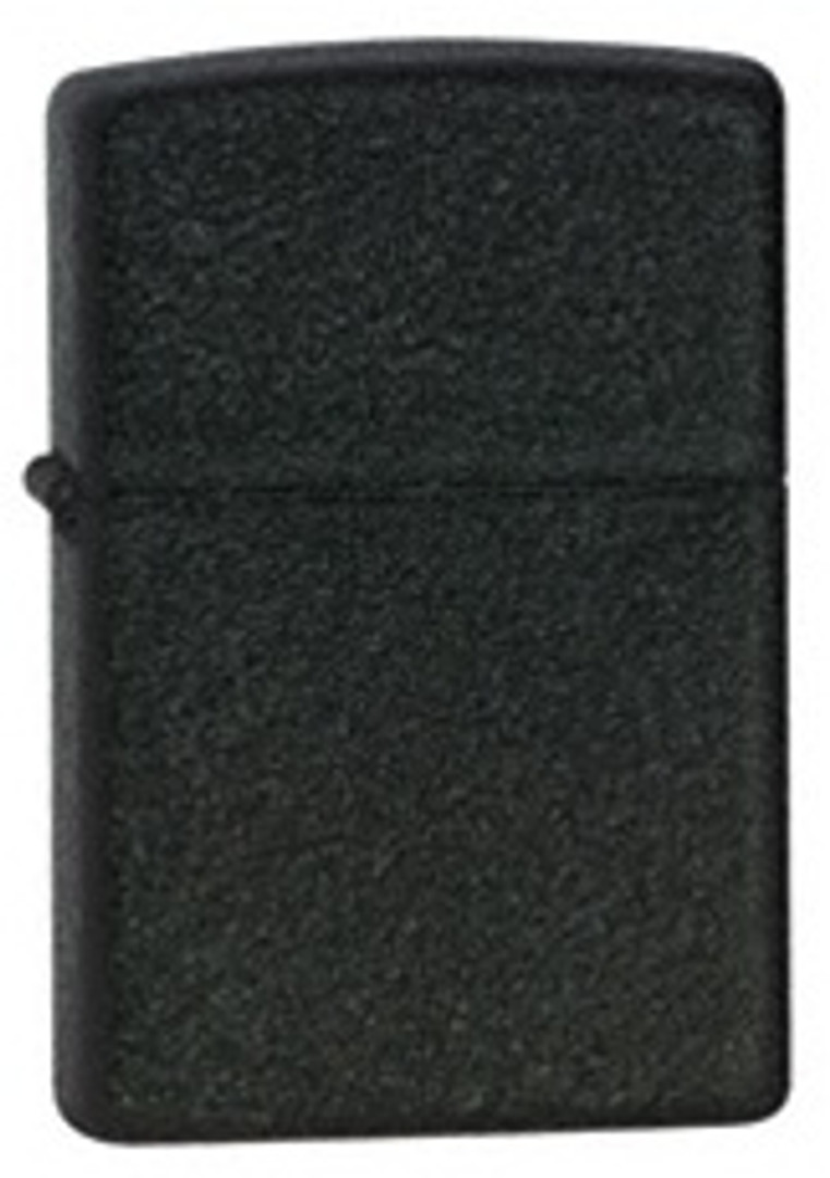 Zippo Regular Black Crackle Lighter, Zippo 236