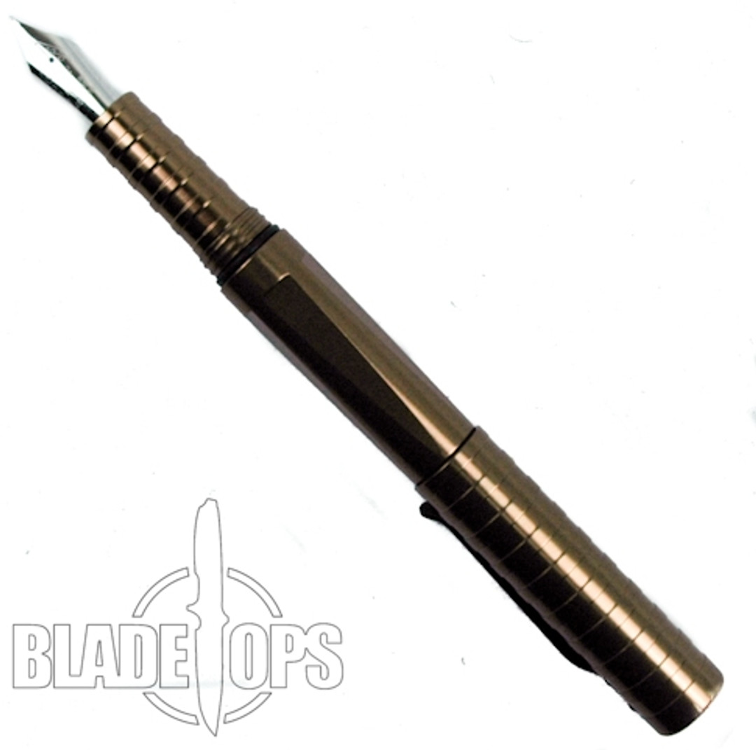 Schrade Brown Tactical Fountain Pen, SCPEN7BR