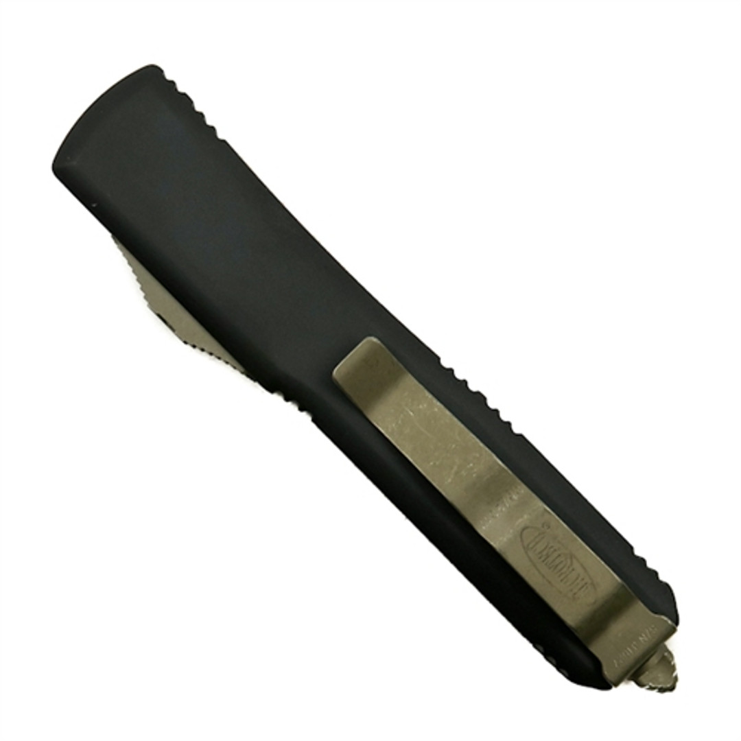 Microtech 121-13CF Ultratech Carbon Fiber S/E OTF Auto Knife, Bronze Blade