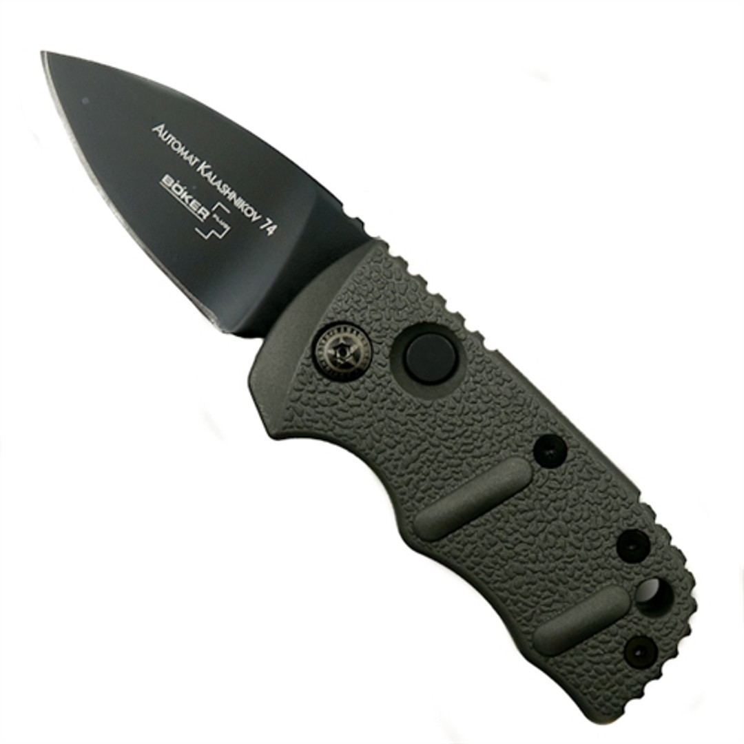 Boker Grey Sub Kalashnikov Auto Knife, 1.95" Black Blade