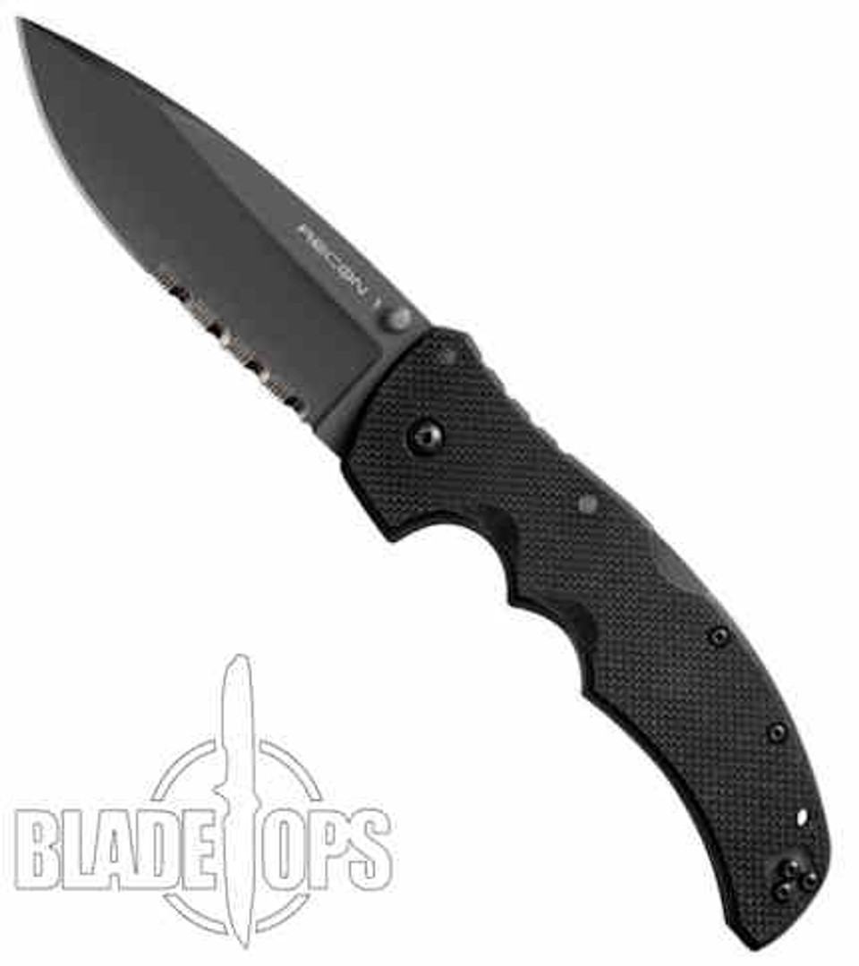 Cold Steel Recon 1 Folding Knife, Spear Point Combo Edge, 27TLSH