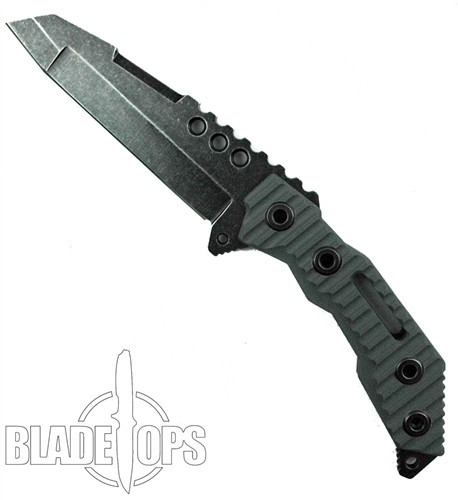 Quartermaster Knives Thomas Magnum QTR-7 Fixed Blade Knife, Texas Tea