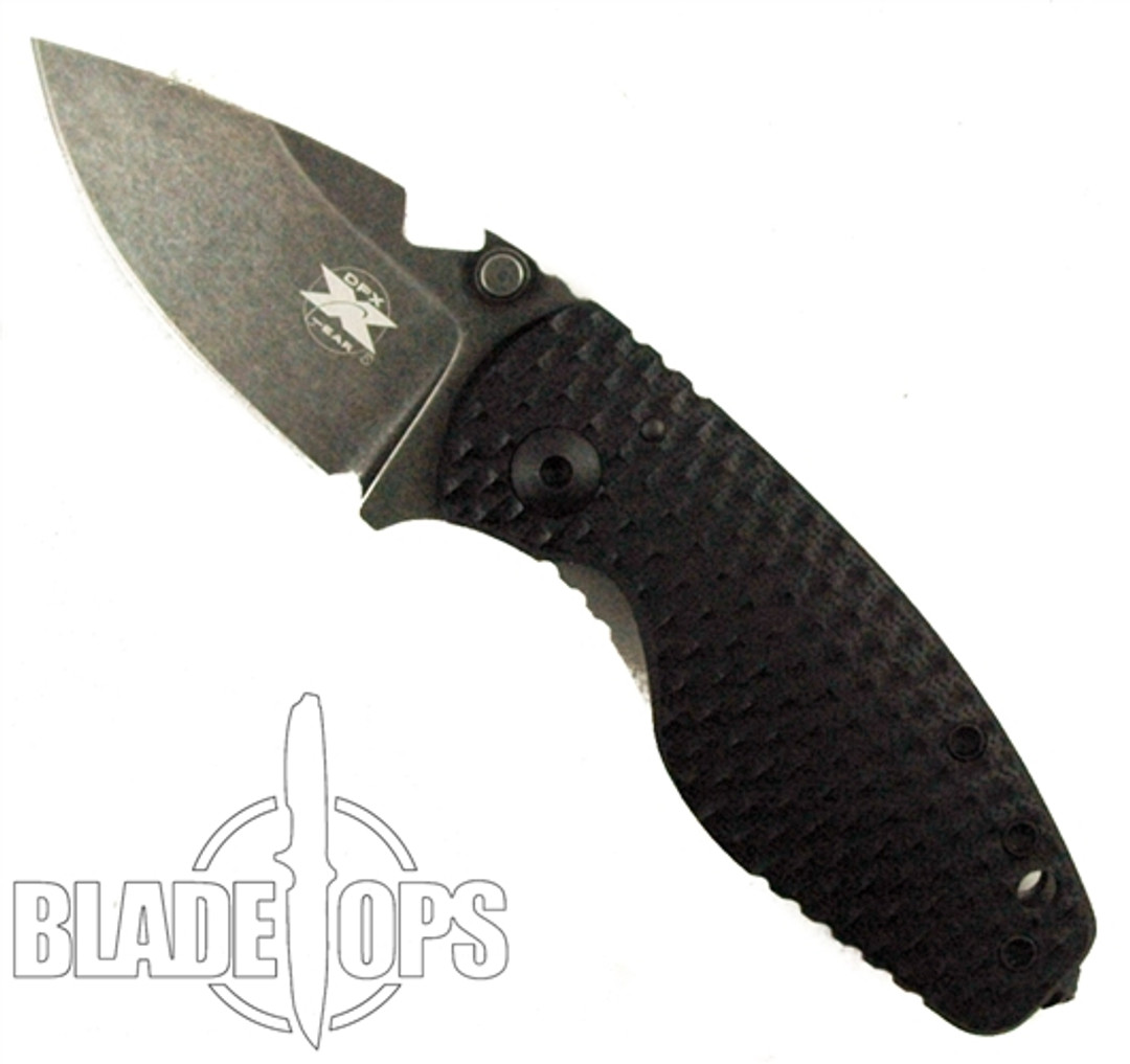 DPx Gear HEAT/F Elmax Lock Knife, Grey Stonewash Blade
