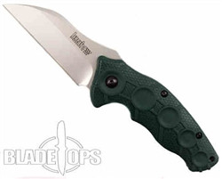 Kershaw Green Needs Work Assisted Opener Knife, Plain Edge Blade