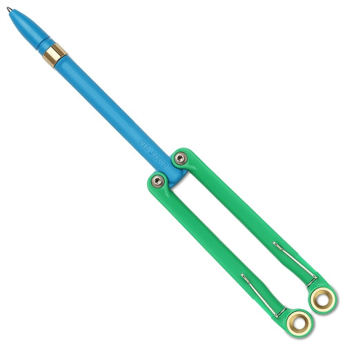 Spyderco BaliYo YUS111 Green Balisong Butterfly Pen, Blue Body