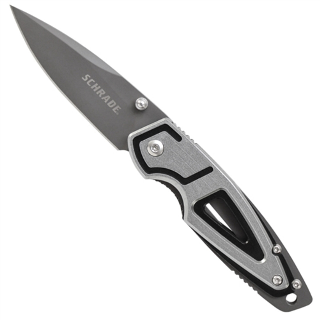 Schrade 224 Series Folder Knife, Titanium Coated Blade