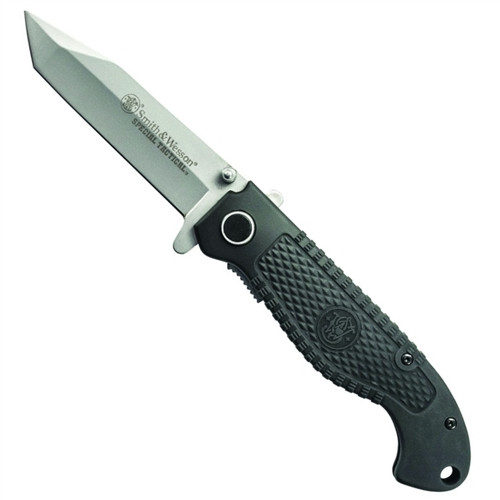 Smith & Wesson CKTAC Special Tactical Folder Knife, Tanto Plain Blade