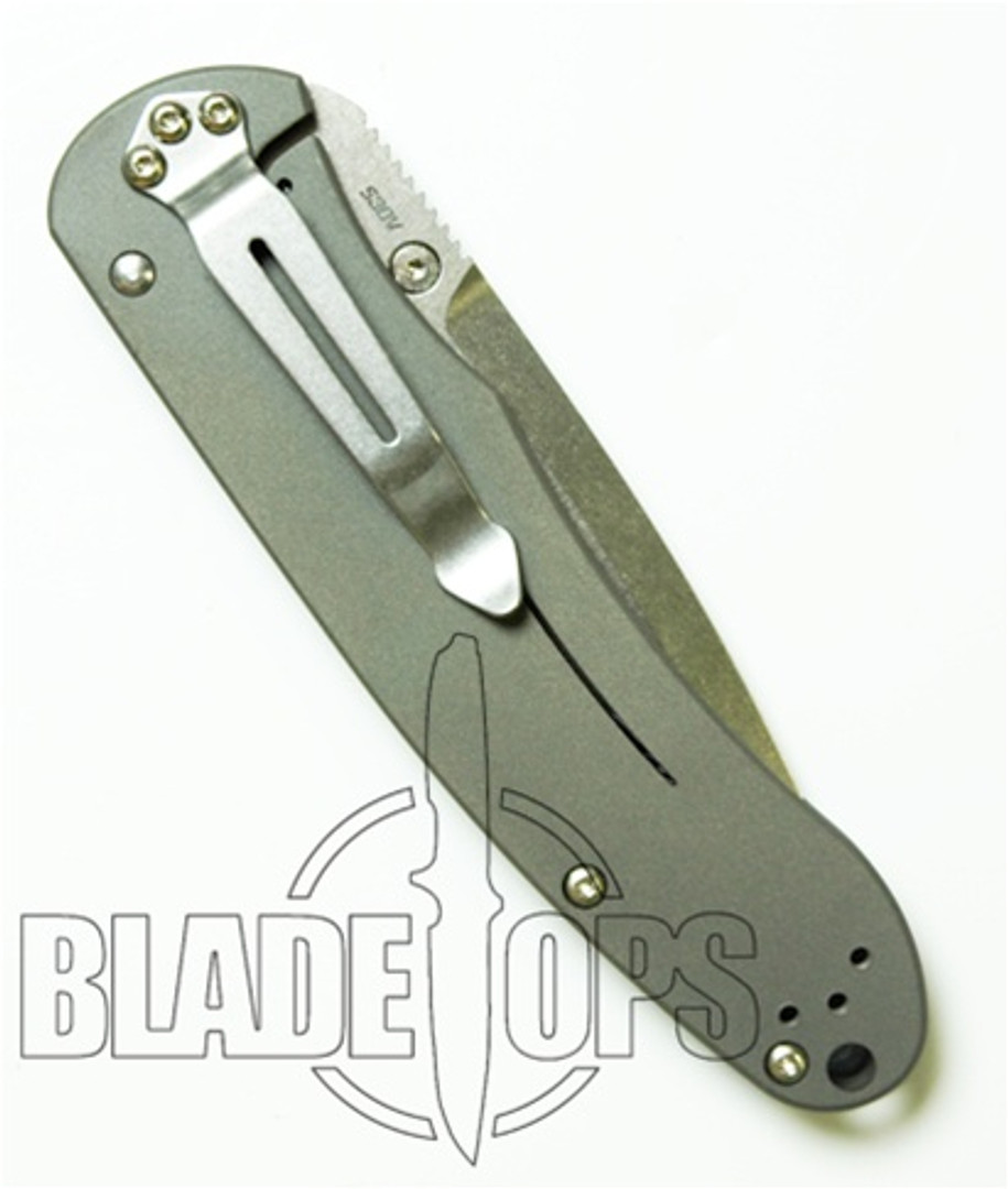 Bradley Cutlery Alias 1, Titanium Plain Edge Manual Folding Knife