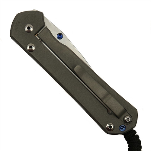 Chris Reeve L21-P Large Sebenza 21 Titanium Folder Knife, CPM-S35VN Satin Blade