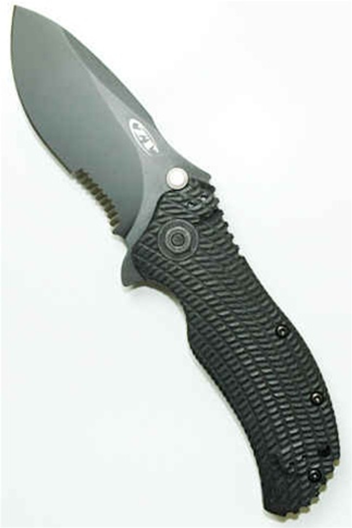 Zero Tolerance 0300ST Strider Onion Assist Folder Knife (Black, P/S)