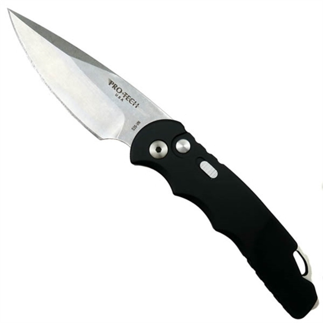 Pro-Tech T501 Tactical Response 5 Auto Knife, CPM-S35VN Stonewash Blade