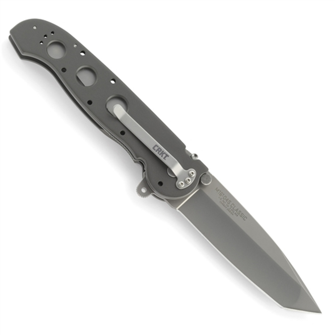 CRKT M16-04S Large Folder Knife, BeadBlast Tanto Point Blade