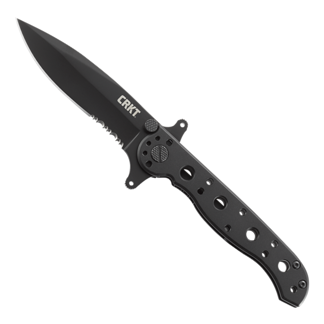 CRKT M21-10KSF Folder Knife, Black Combo Blade