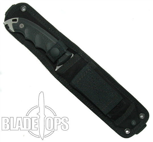 DPx HEST 6 MilSpec Fixed Blade, Stonewash Niolox Plain Blade