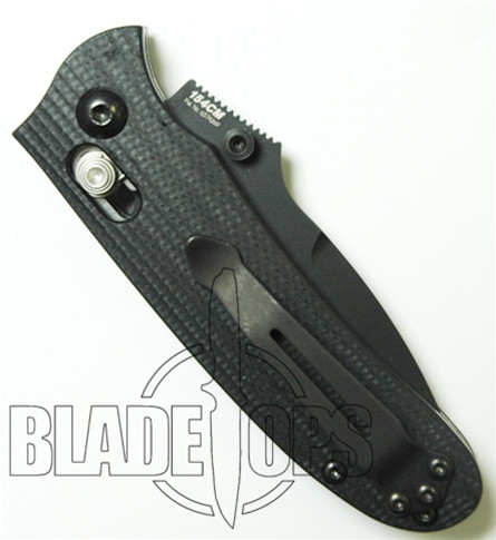 Benchmade H&K Snody Axis Knife, Spearpoint, Black Part Ser Blade, 14210SBT