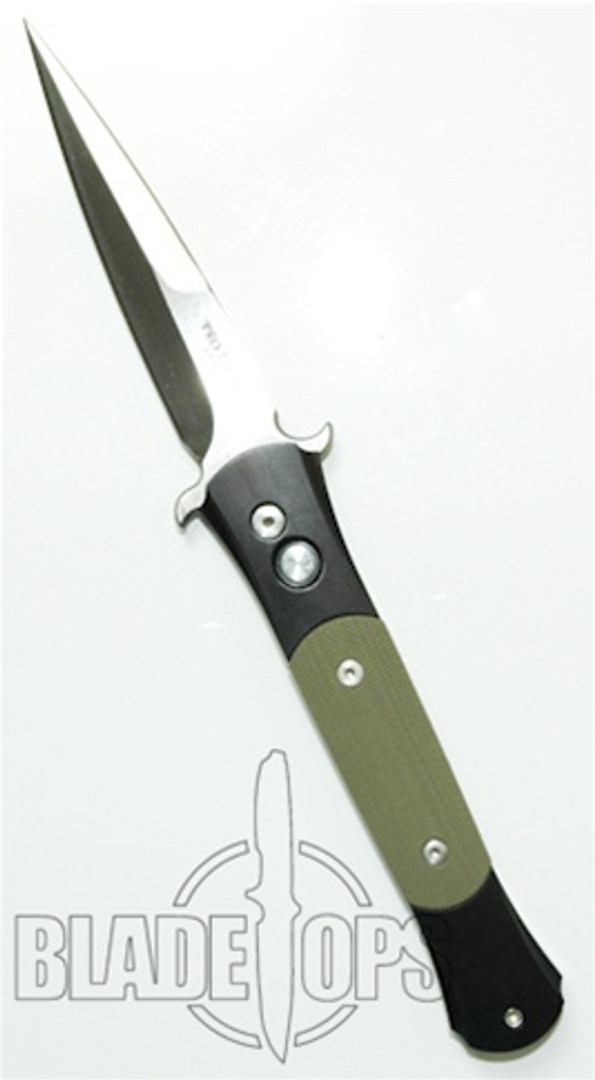 Pro-Tech The Don, Satin Blade, OD Green G-10 Inlays, PT1739