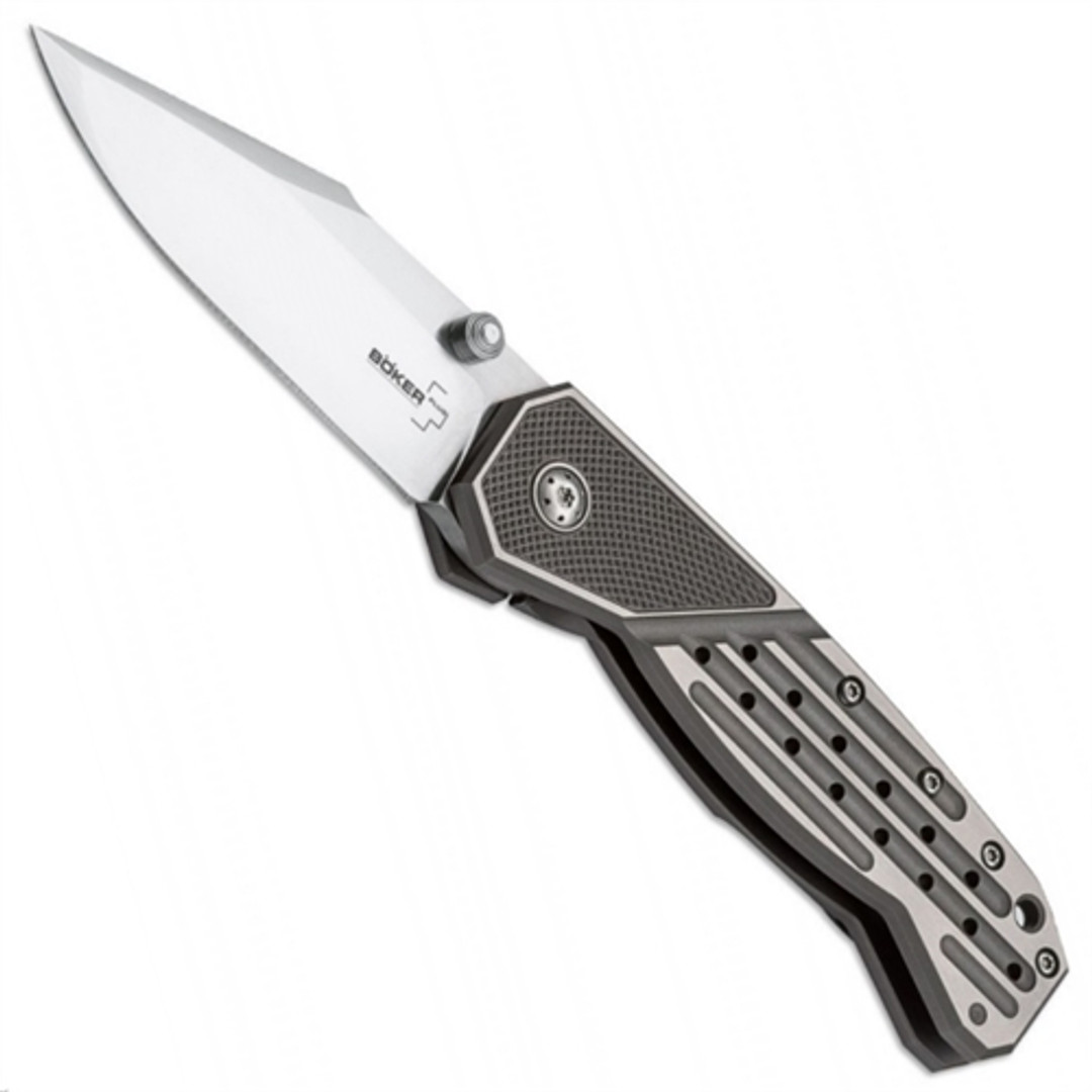 Boker Plus 01BO761 Scoundrel Gen 2 Titanium Folder Knife, VG-10 Satin Blade