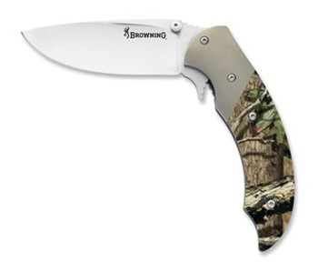 Browning Tactical Hunter Folder Knife, Mossy Oak Handle, 503