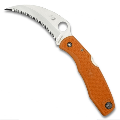 リチャード オーリンスキー パンダ Panda Spirit オレンジ Spyderco Sprint Run C77SOR Orange SpyderHawk Salt Hawkbill Folder