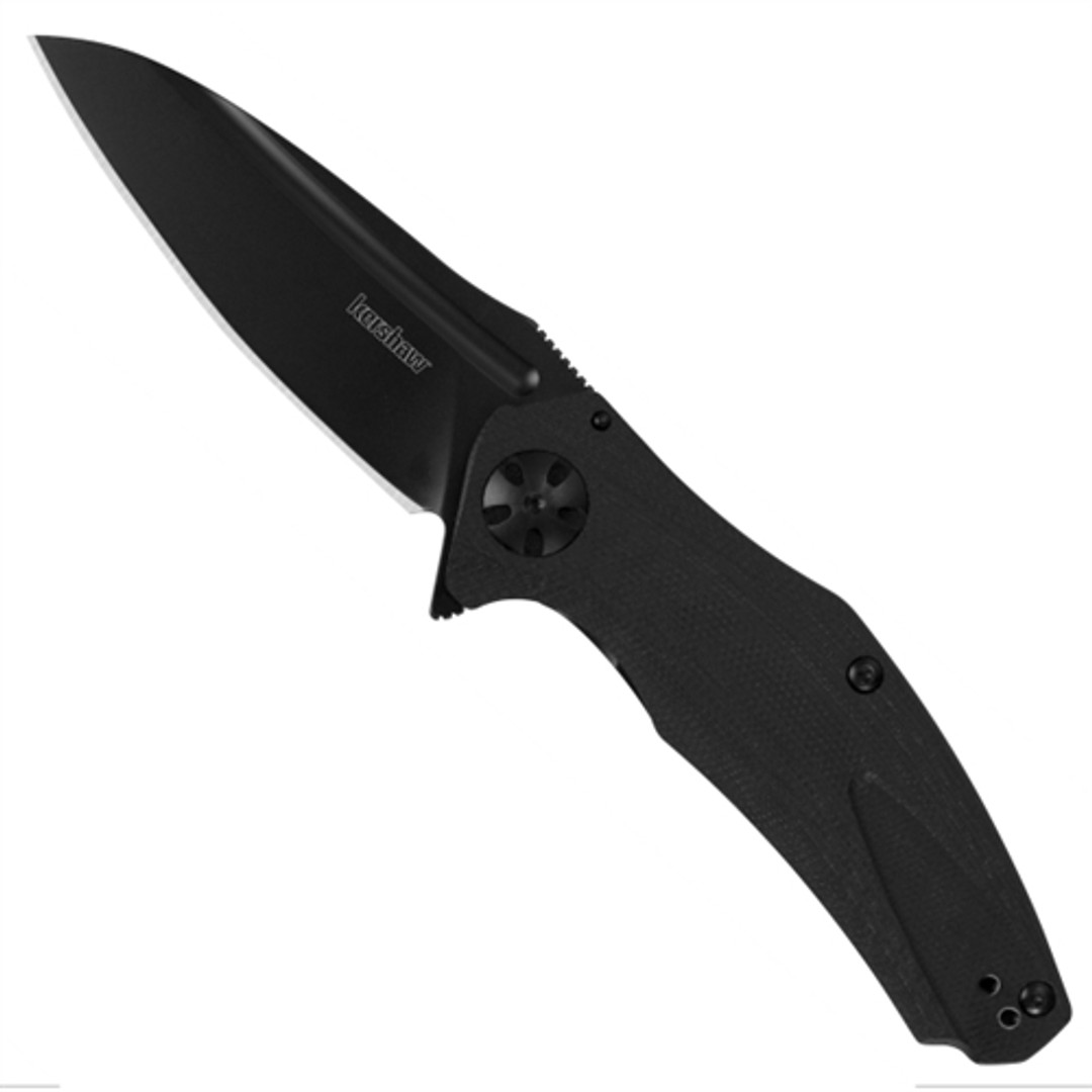 Kershaw 7007BLK Natrix Flipper Knife, Black Blade