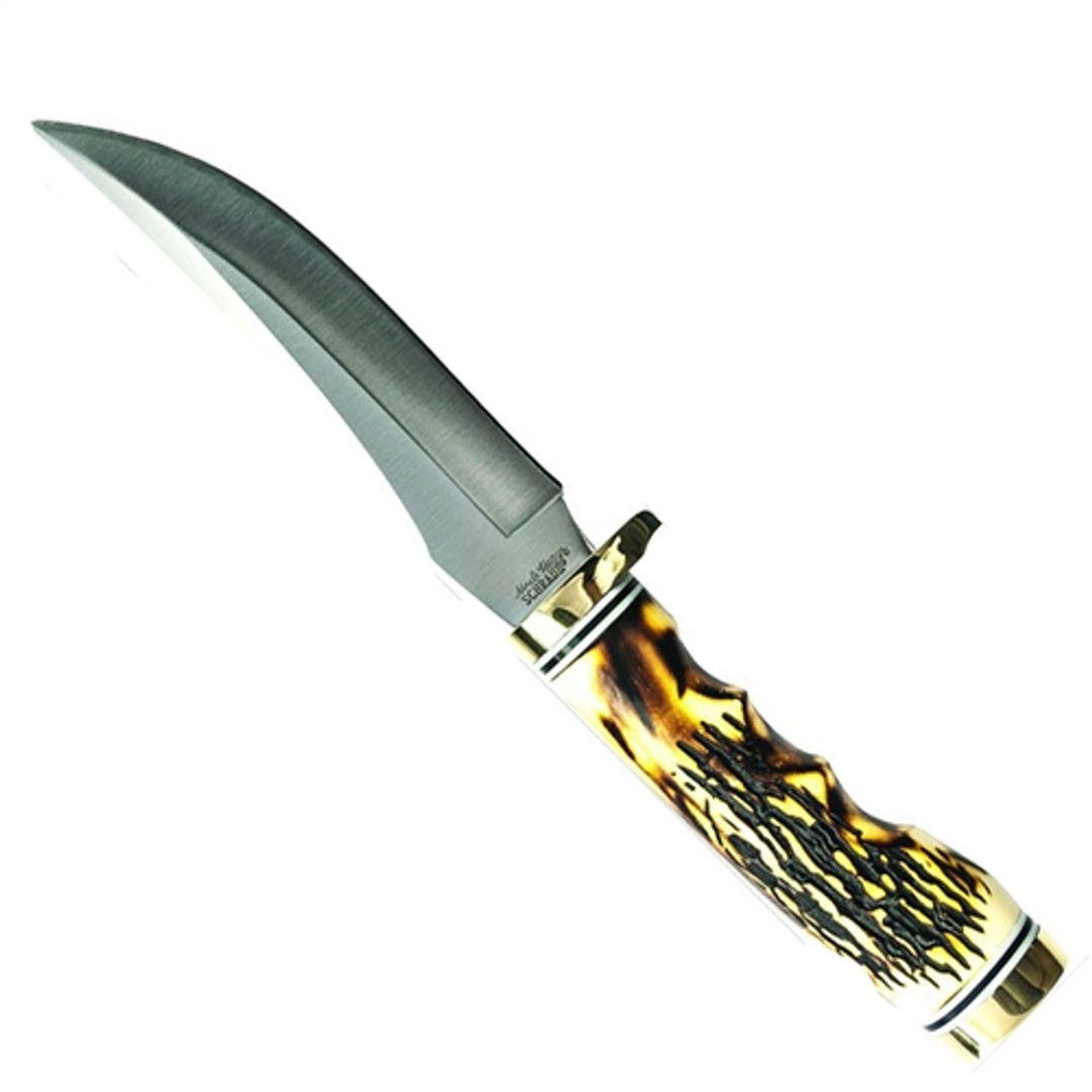 Schrade 153UH Uncle Henry Golden Spike Fixed Blade Knife