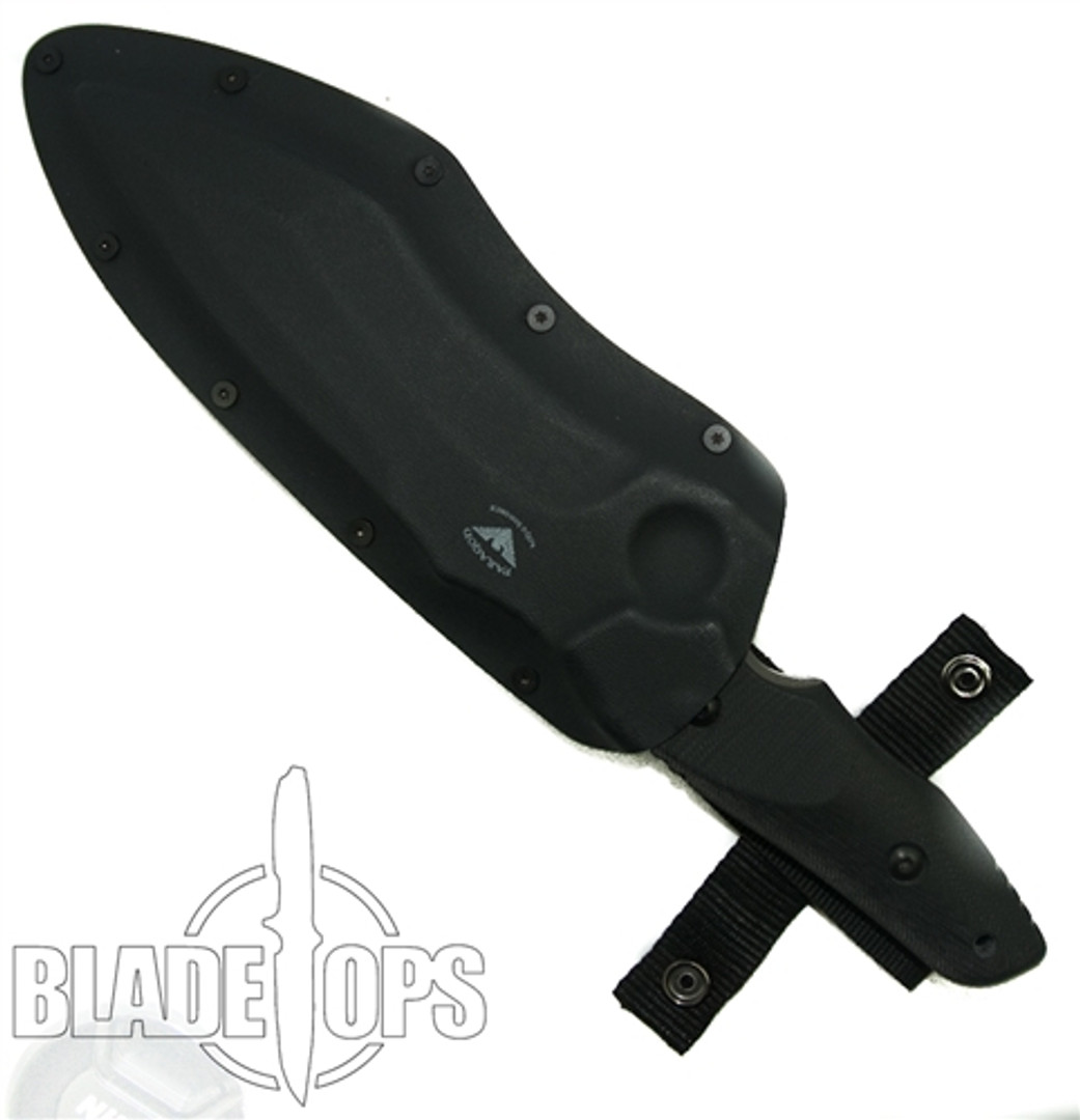 Paragon Warmonger Nemoto Fixed Blade Knife, Carbon Fiber/G10 Handle