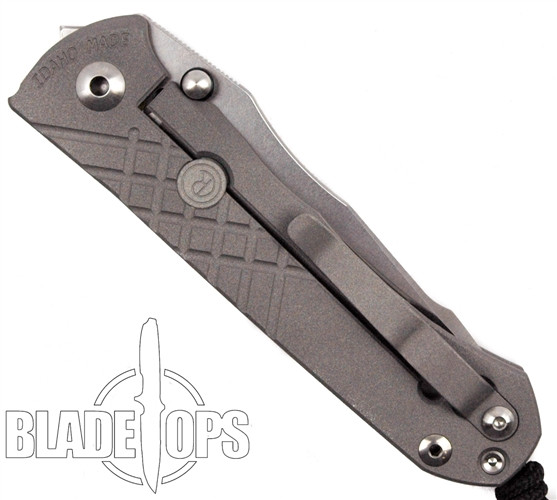 Chris Reeve Umnumzaan Frame Lock Knife, Stonewash Plain