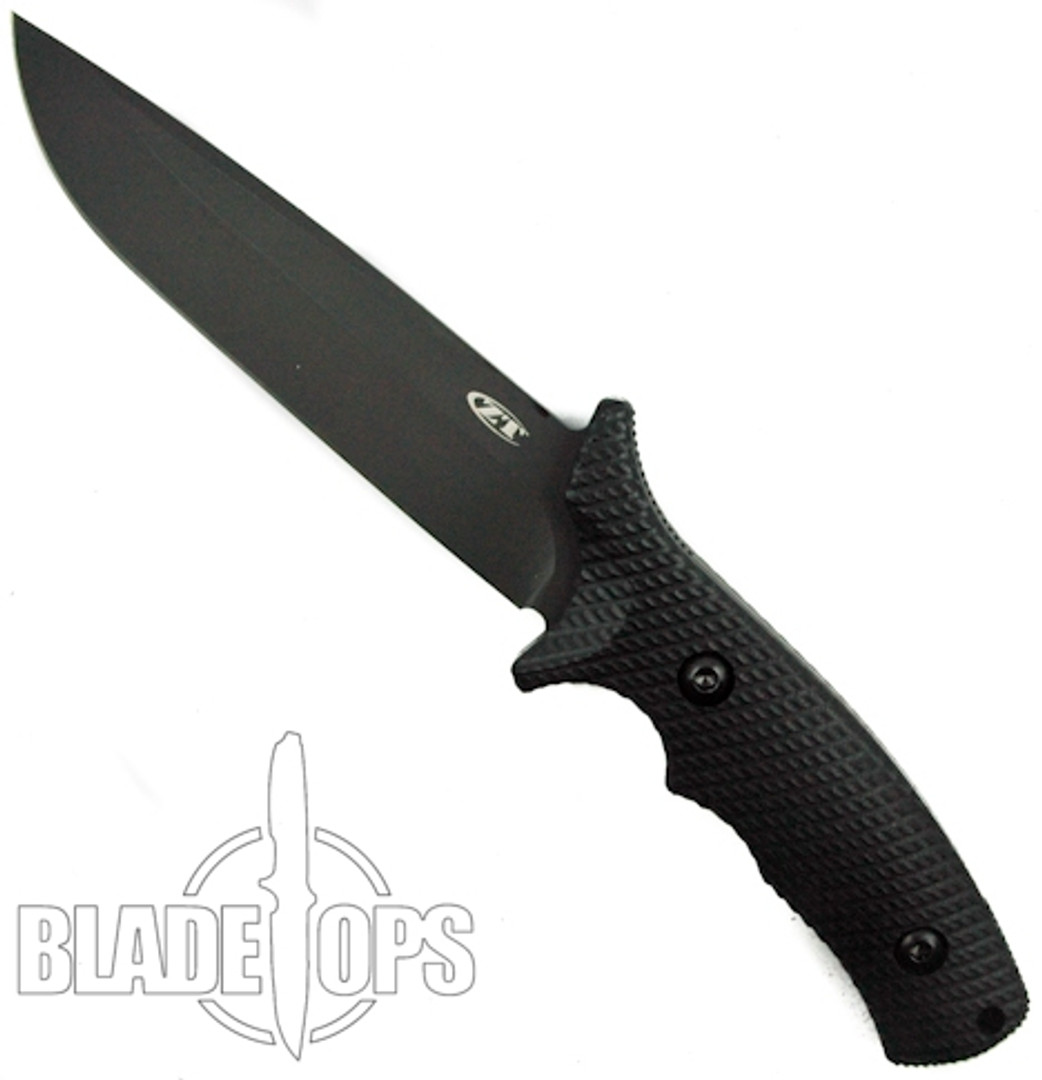 Zero Tolerance 0170 Fixed Blade Combat Knife, 5.7" Black Tactical Blade, Salesman Sample